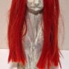 Bright red wig