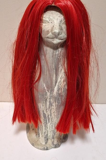 Bright Red Wig Bright red wig